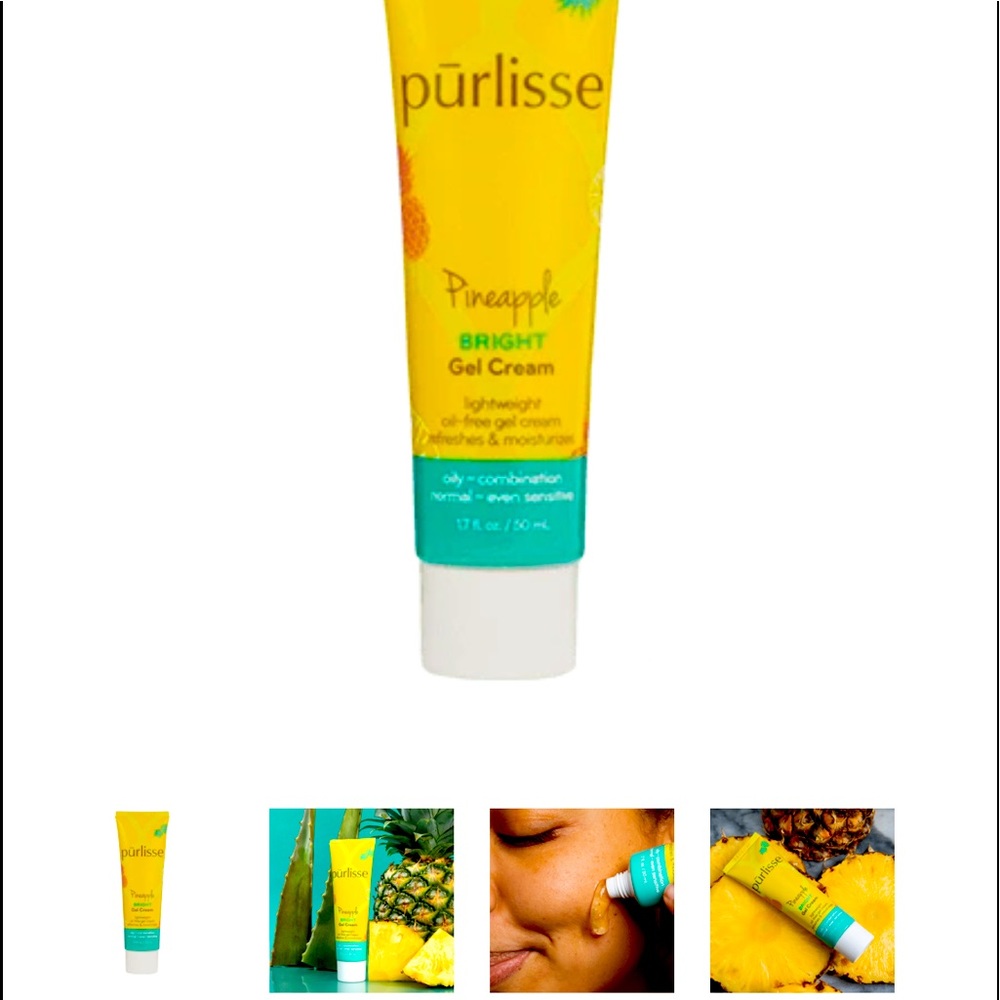 🛍 PURLISSE “NWT” PINEAPPLE BRIGHT GEL CREAM